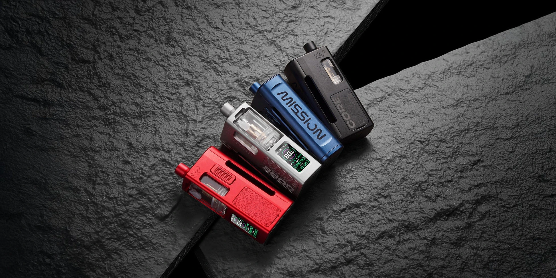 dotmod dotAIO 主機展示圖，三款不同顏色機型對比，展現原廠設計質感與外觀細節。